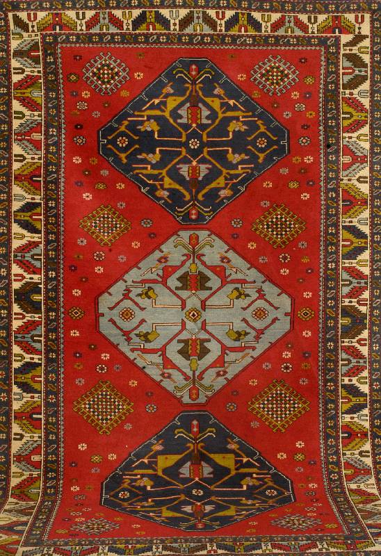 Shirwan, Kaukasus, ca. 50 Jahre, Wolle auf Baumwolle, ca. 254 x 154 cm, SchÄtzwert: 1900.- EURO, EHZ: 2