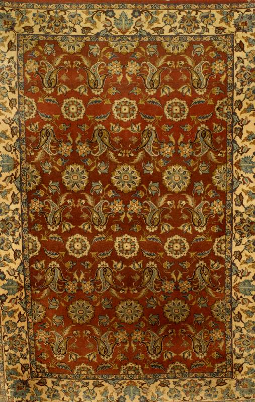 Esfahan Mobareke, Persien, ca. 50 Jahre, Wolle auf Baumwolle, ca. 162 x 111 cm, SchÄtzwert: 850.- EURO, EHZ: 2