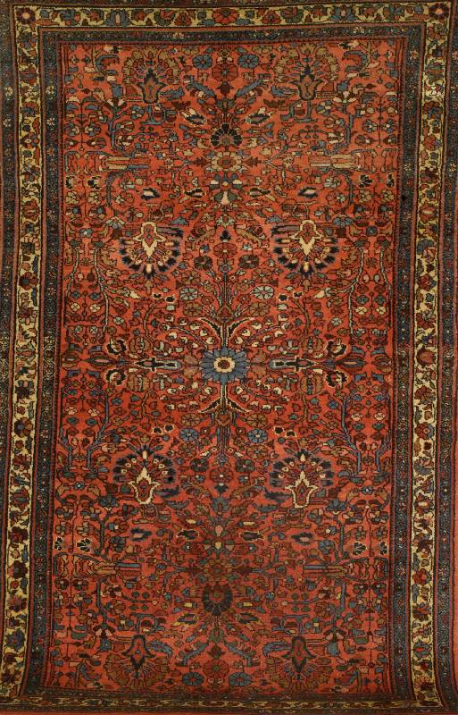 Mehraban, Persien, um 1940, Wolle auf Baumwolle, ca. 214 x 133 cm, SchÄtzwert: 1300.- EURO, EHZ: 2