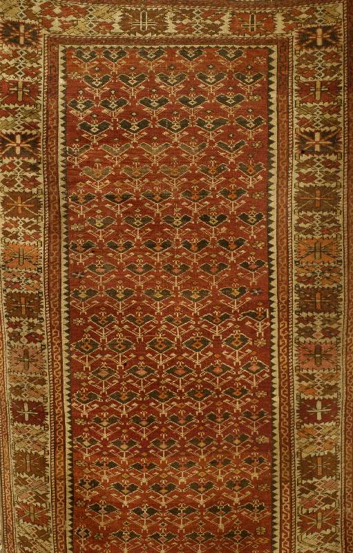 Kuba, Shirwan-Gebiet, Kaukasus, um 1890 ant ik, Wolle auf Wolle, ca. 163 x 97 cm, SchÄtzwe rt: 3500,- EURO. Ehz: 4, schÖnes SammlerstÜck.
