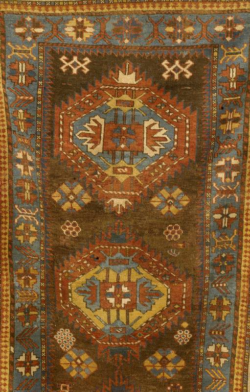Shirwan, Kaukasus, um 1880, Wolle auf Wolle, ca. 194 x 95 cm, Schätzwert: 2500.- EURO, EHZ: 4
