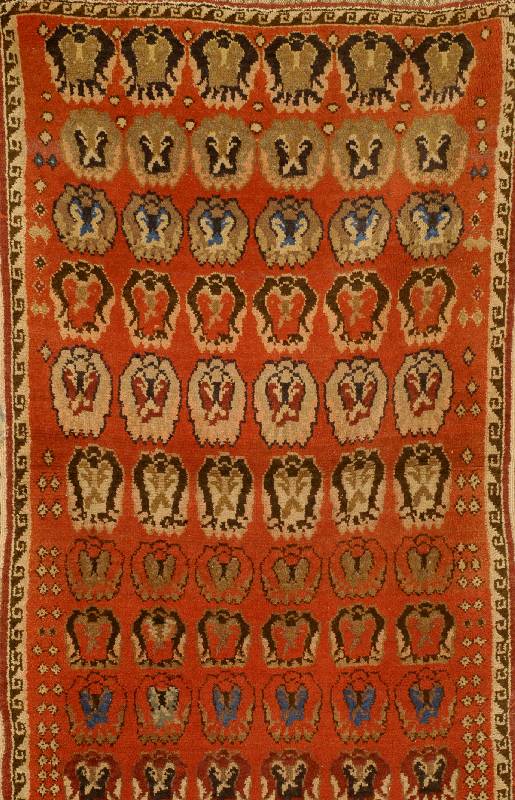 Karabagh, Kaukasus, um 1920, Wolle auf Wolle, ca. 147 x 85 cm, SchÄtzwert: 1200.- EURO, EHZ: 2, Rand beschÄdigt