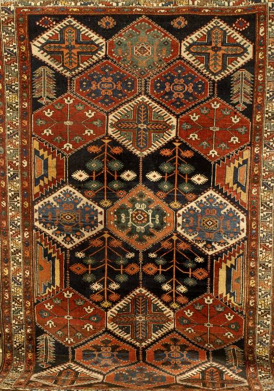 Afshar, Persien, um 1910, Wolle auf Wolle, ca. 244 x 166 cm, SchÄtzwert: 2800.- EURO, EHZ: 3, Pflanzenfarben