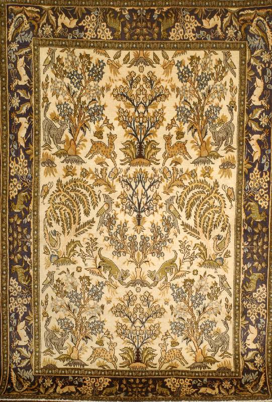 Ghom, Persien, ca. 50 Jahre, Wolle auf Baumwolle, ca. 205 x 136 cm, SchÄtzwert: 1700.- EURO, EHZ: 2