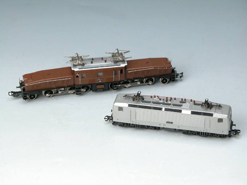 E-Lok "Krokodil", Replika in Originaltechnik, 80er Jahre, Spur HO, Guß/Metall, braun gefasst, MÄrklin-Nr. 30159, BR Ce 6/8 III SBB, ...