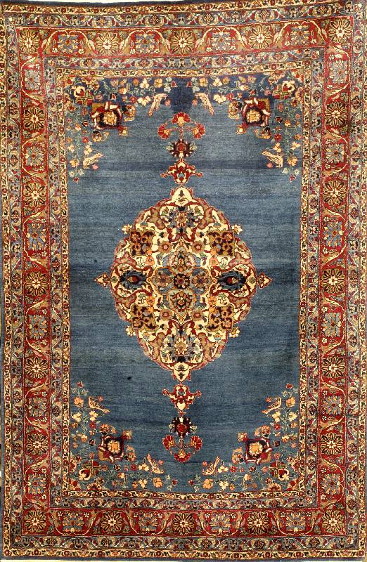 Keschan Alt, Zentralpersien, um 1910, feine Wolle auf Baumwolle, ca. 191 x 127 cm. SchÄtz wert: 3900.- EURO, Ehz: 2. Feiner edler Kescha n Teppich ...