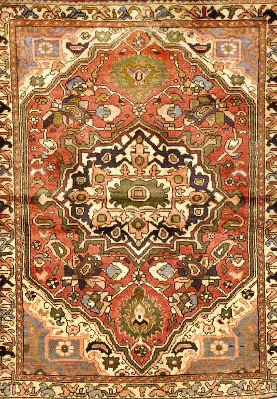 Bachtiar, Persien, ca. 20 Jahre, Wolle auf Baumwolle, ca. 153 x 115 cm, Schätzwert: 420.- EURO, Ehz: 2 (Guter Erhaltungszustand)