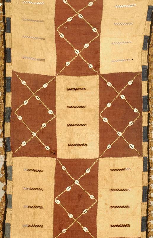Rafkin-Gewebe, Zentral Afrika, ca. 60 Jahre, ca. 378 x 60 cm, SchÄtzwert: 900.- EURO, EHZ: 3-4. SammelwÜrdig.