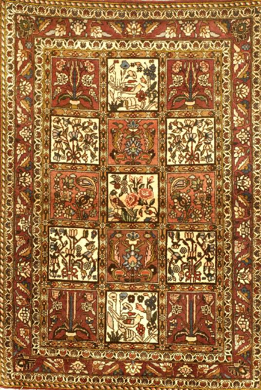 Bachtiar, Persien, ca. 10 Jahre, Wolle auf Baumwolle, ca. 147 x 105 cm, SchÄtzwert: 650.- EURO, EHZ: 2