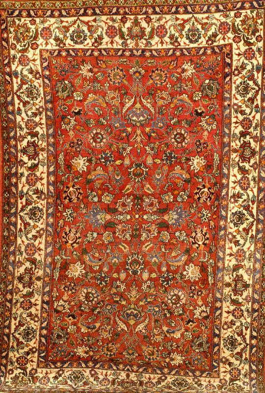 Esfahan, Persien, um 1920, Wolle auf Baumwolle, ca. 214 x 138 cm, SchÄtzwert: 2900.- EURO, EHZ: 3