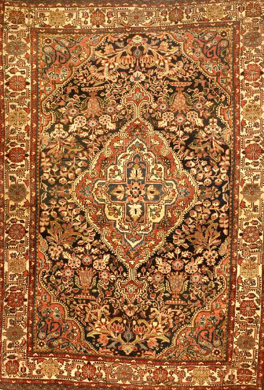 Djosan fein, Persien, um 1920, Wolle auf Baumwolle, ca. 151 x 109 cm, SchÄtzwert: 2100.- EURO, EHZ: 2. Feine KnÜpfarbeit. Guter Zustand.