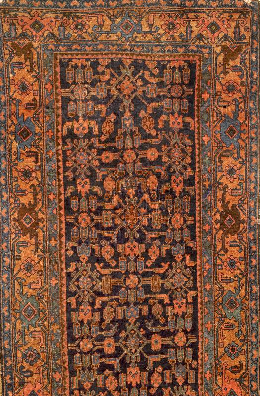 Bidjar, Persien, um 1900, Wolle auf Wolle, ca. 416 x 110 cm, Schätzwert: 2200.- EURO, EHZ: 4