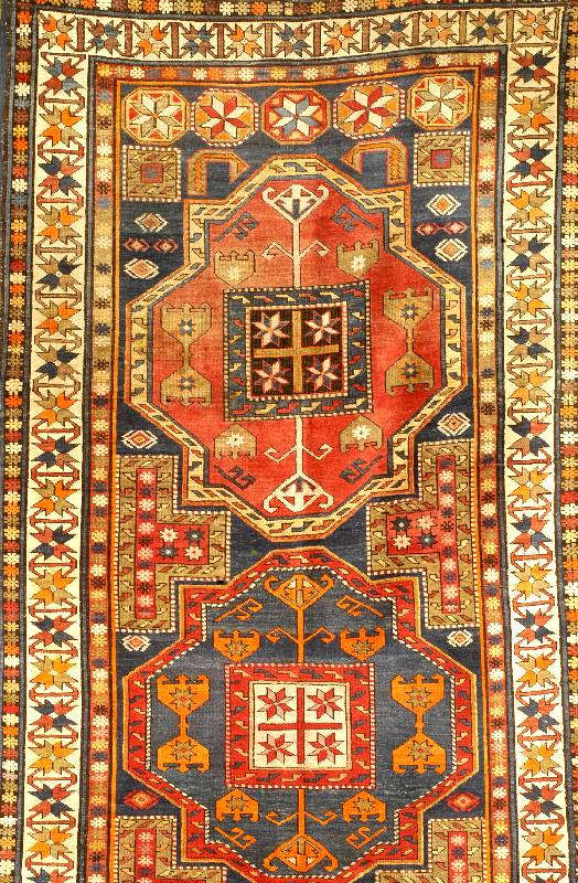 Shirwan, SÜdrußland Ostkaukasus, 19. Jahrhu ndert antik, Naturfarben, Wolle auf Wolle, ca. 326 x 153 cm. SchÄtzwert: 3900.- EUR, Ehz: 4, schÖne ...