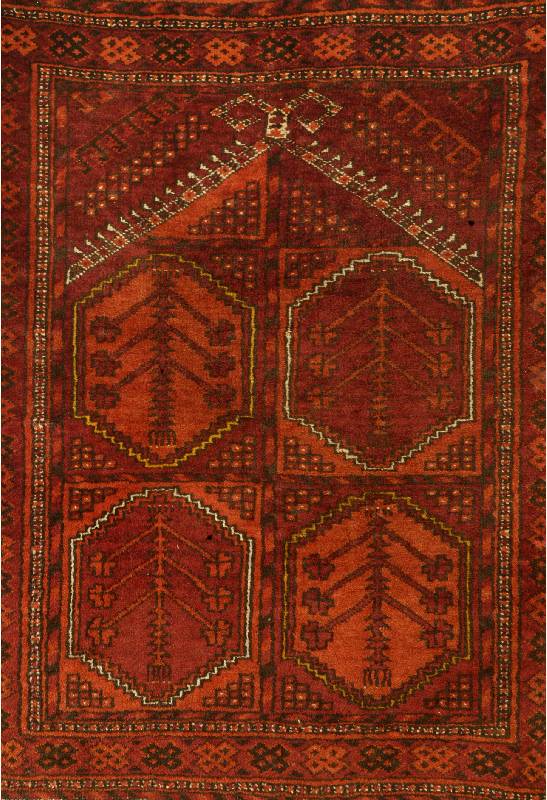Ersari Gebetsbrücke, Turkmenistan, um 1910, Wolle auf Wolle, ca. 98 x 86 cm, Schätzwert: 750.- EURO, EHZ: 3