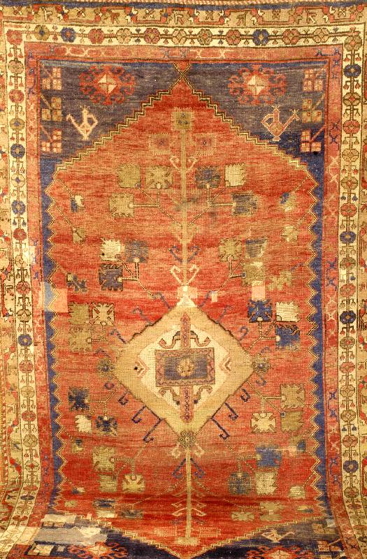 Konja, Türkei, um 1920, Wolle auf Wolle, ca. 268 x 150 cm, Schätzwert: 1400.- EURO, EHZ: 5. Naturfarben.
