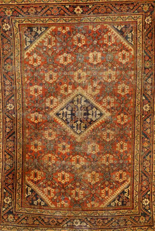 Mahal, Persien, um 1900, Wolle auf Baumwolle, ca. 195 x 136 cm, SchÄtzwert: 750.- EURO, EHZ: 4-5. Antik.