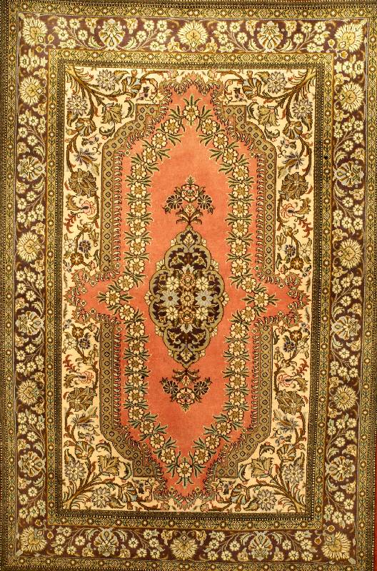 Ghom kork, Persien, ca. 20 Jahre, Korkwolle, ca. 156 x 106 cm, Schätzwert: 1350.- EURO, EHZ: 2