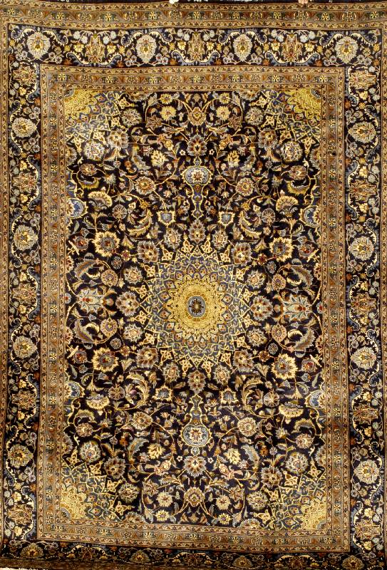 Keschan Kork,Persien,ca 30 Jahre,Korkwolle auf Baumwolle, ca. 285 x 200 cm, Schätzwert: 2400.- EURO, EHZ: 2. Guter Zustand in hervorra gender ...