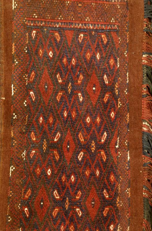 Torba Tasche, Turkmenistan, um 1920, Wolle auf Wolle, ca. 80 x 40 cm, SchÄtzwert: 950.- EURO, EHZ: 2. Guter Erhaltungszustand.
