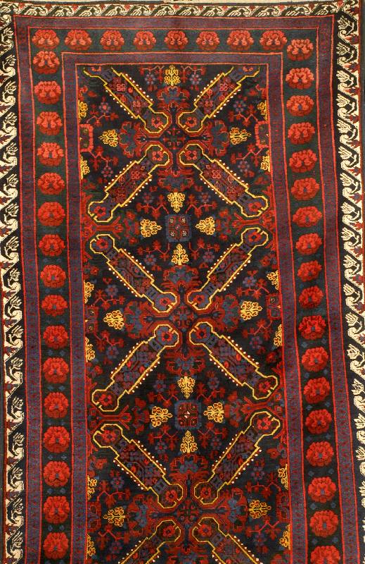 Seichur, Kaukasus, um 1910, Wolle auf Wolle, ca. 444 x 156 cm, SchÄtzwert: 5500.- EURO, EHZ: 2. Farblich ein sehr Interessanter Kaukase, Selten ...