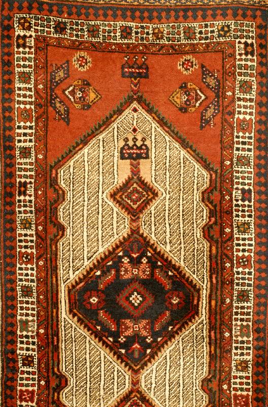 Garadje, Persien, um 1920, Wolle auf Wolle, ca. 458 x 94 cm, SchÄtzwert: 1800.- EURO, EHZ: 2-3