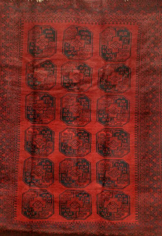Dolatabad, Afghanistan, um 1940, Wolle auf Wolle, ca. 281 x 203 cm, Schätzwert: 850.- EURO, EHZ: 3. Edle und ruhige Farbkompositione n.