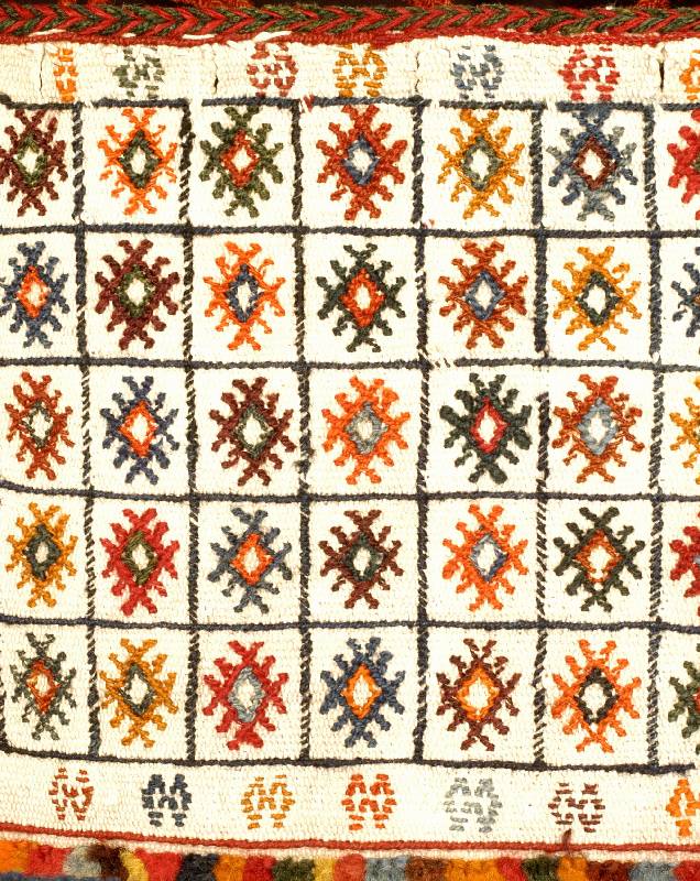 Ghaschgai Tasche, Persien, um 1920, ca. 30 x 25 cm, SchÄtzwert: 850.- EURO, EHZ: 2, guter Erhaltungszustand. Selten und sammelwÜrdig.
