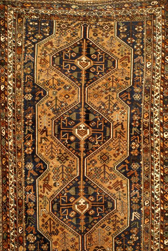 Chamseh, Persien, um 1925, Wolle auf Wolle, ca. 257 x 164 cm, Schätzwert: 1300.- EURO, EHZ: 3-4