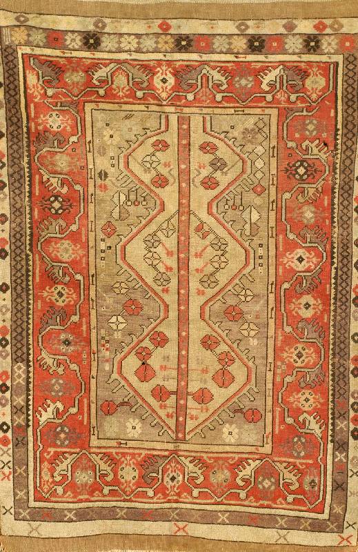 Adermilas, Türkei, um 1890, Wolle auf Wolle, ca. 152 x 104 cm, Schätzwert: 2500.- EURO, EHZ: 3-4