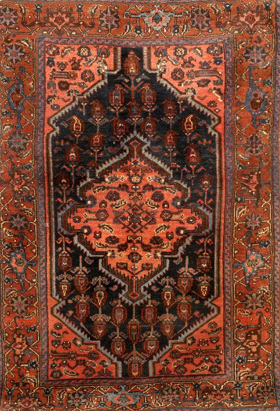 Hamadan, Persien, ca. 60 Jahre, Wolle auf Baumwolle, ca. 200 x 142 cm, Schätzwert: 700.- EURO, EHZ: 3