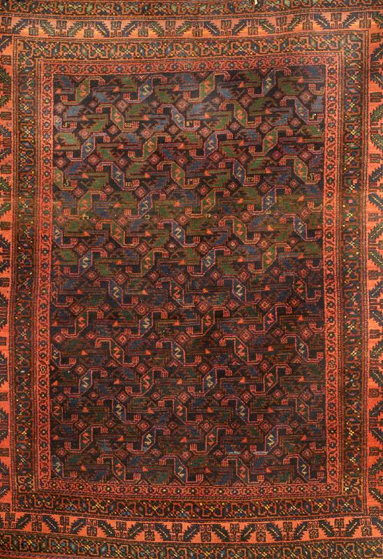 Songhor, Persien, ca. 60 Jahre, Wolle auf Baumwolle, ca. 205 x 168 cm, SchÄtzwert:1100.- EURO, EHZ: 2