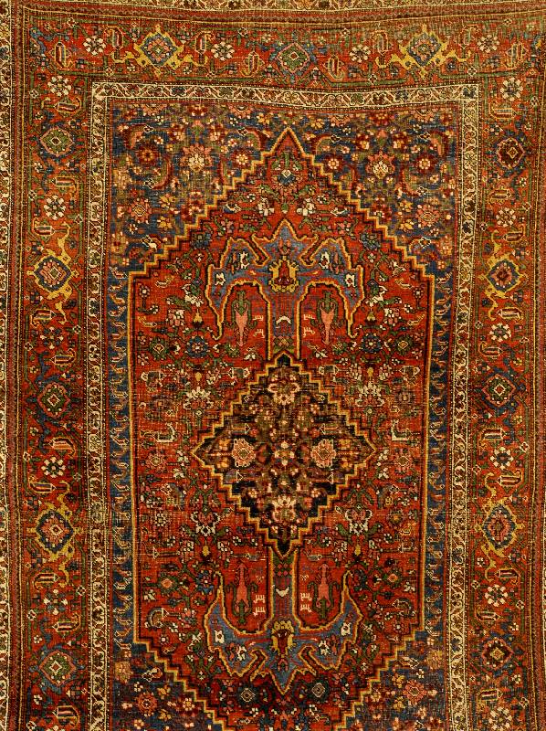 Bidjar Antik, Persien, um 1880, Wolle auf Wolle, ca. 218 x 140 cm, Schätzwert: 3500.- EURO, EHZ: 4