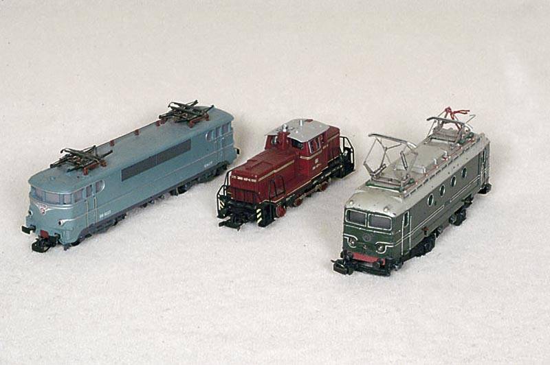 E-Lok, MÄrklin, 1955-57, Spur HO, Nr. 3012 .1, l. LackschÄden, l. bespielt, Fkt. nicht geprÜft, sammelwÜrdig