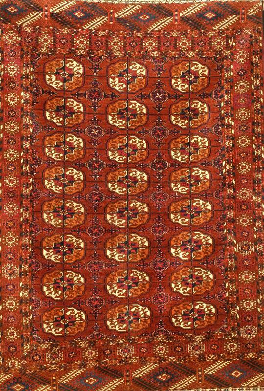 Buchara, Rußland, um 1920, Wolle auf Wolle, ca. 168 x 120 cm, SchÄtzwert: 2200.- EURO, EHZ: 2-3. Guter Erhaltungszustand.
