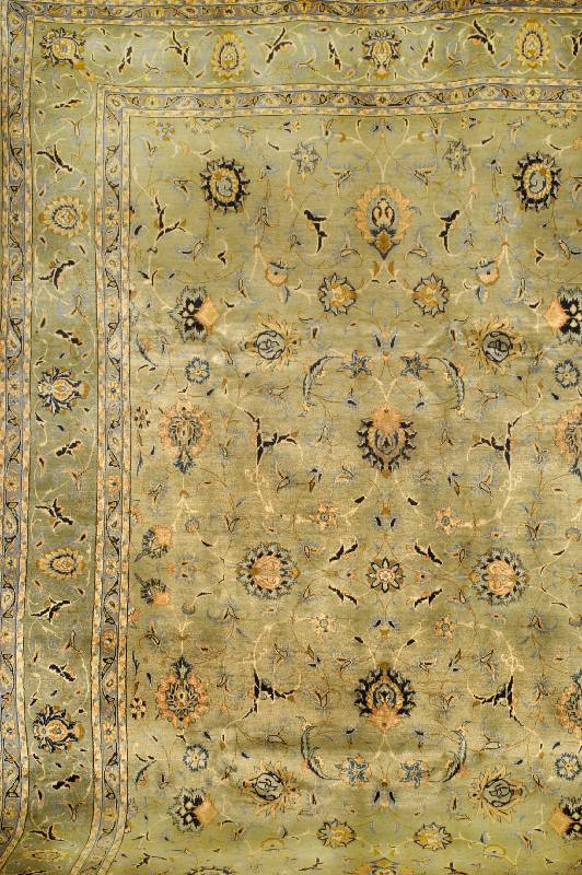 Keschan, Persien, ca. 50 Jahre, Wolle auf Baumwolle, ca. 363 x 248 cm, SchÄtzwert: 1650.- EURO. Ehz: 3, Guter Zustand, glanzreich e Wolle, Selten ...