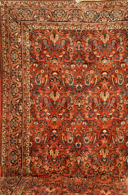 Bachtiar alt, Persien, um 1910/20, feine und qualitÄtsvolle Wolle auf Baumwolle, ca. 41 0 x 300 cm, SchÄtzwert: 6500,- EURO. Ehz: 2-3. Sehr ...