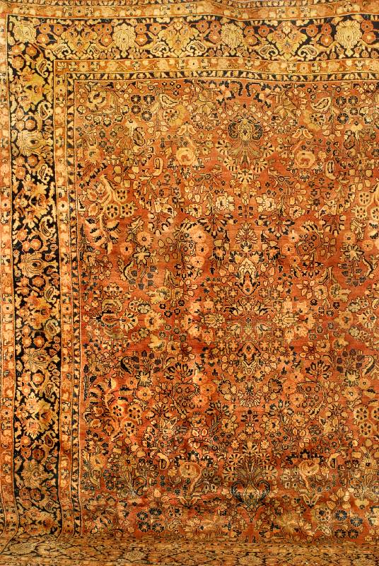 Sarogh (US Re-Import), Westpersien, um 1910 alt, feine hochwertige glanzreiche Wolle auf B aumwolle, ca. 309 x 250 cm, SchÄtzwert: 9800,- EURO, ...