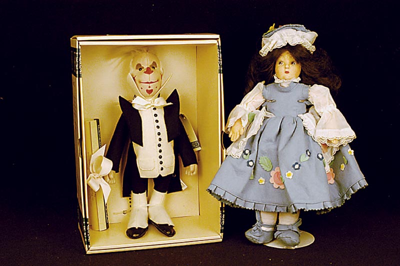 Steiff-Puppe, Gusto, 1994, Replika nach dem Vorbild von 1911, Filz, limitierte Auflage von 1000 StÜck, hier Nr. 805, unbespielt, im orig. Karton, ...