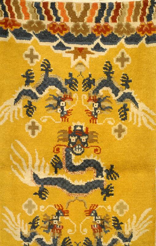 Tibet Maden, um 1920, Wolle auf Baumwolle, ca. 152 x 77 cm, SchÄtzwert: 1200.- EURO, EHZ: 2-3, schÖne Farbkompositionen
