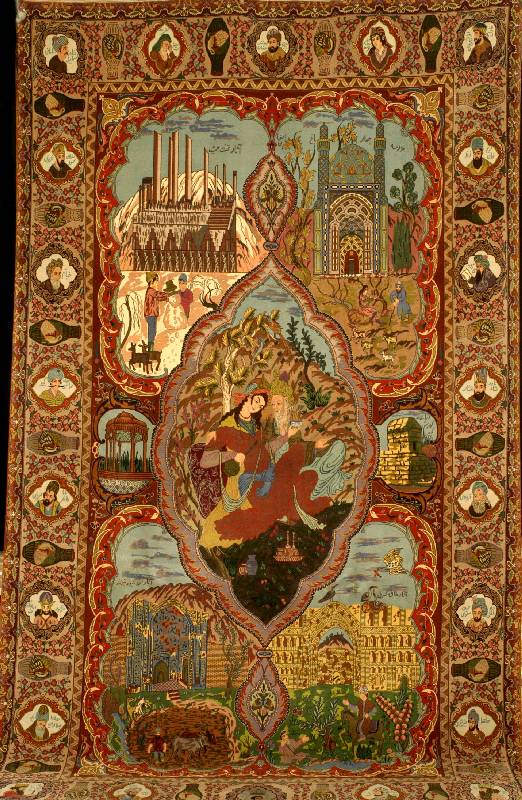 TÄbriz fein, Persien, ca. 50 Jahre, Korkwolle, ca. 310 x 182 cm, SchÄtzwert: 18000.- EURO, ca. 8,0 Mio. Kn/qm, EHZ: 1-2. Ei n sog. Vier ...