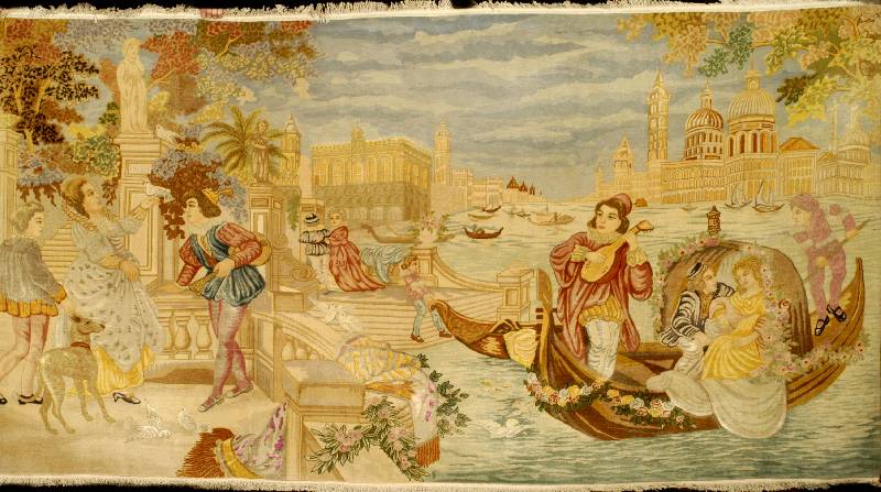 TÄbriz fein, Persien, ca. 40 Jahre, Korkwolle mit Seide, ca. 256 x 133 cm, SchÄtzwert: 13000.- EURO, ca. 8,0 Mio. Kn/qm, EHZ: 2. Darstellung ...