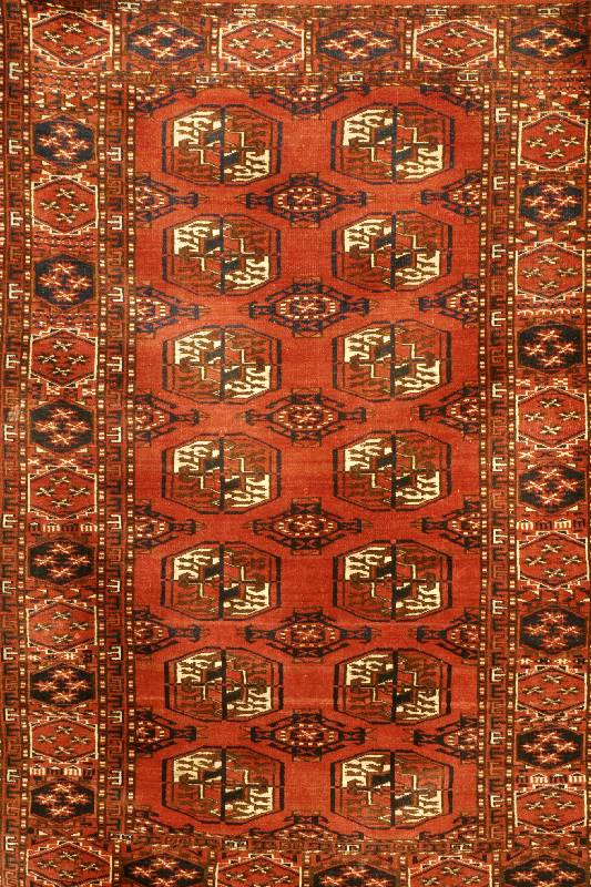 Buchara, Turkmenistan, um 1940, Wolle auf Wolle, ca. 137 x 92 cm, SchÄtzwert: 600.- EURO, EHZ: 2-3