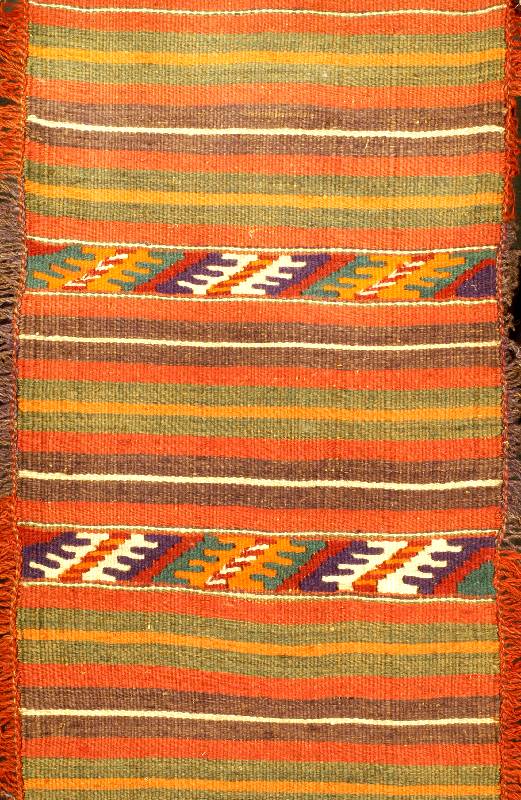 2 Schahsawan Panele, Rußland, um 1900, Wolle auf Wolle, ca. 143 x 45 cm (je), SchÄtzwert: 1300.- EURO, EHZ: 3