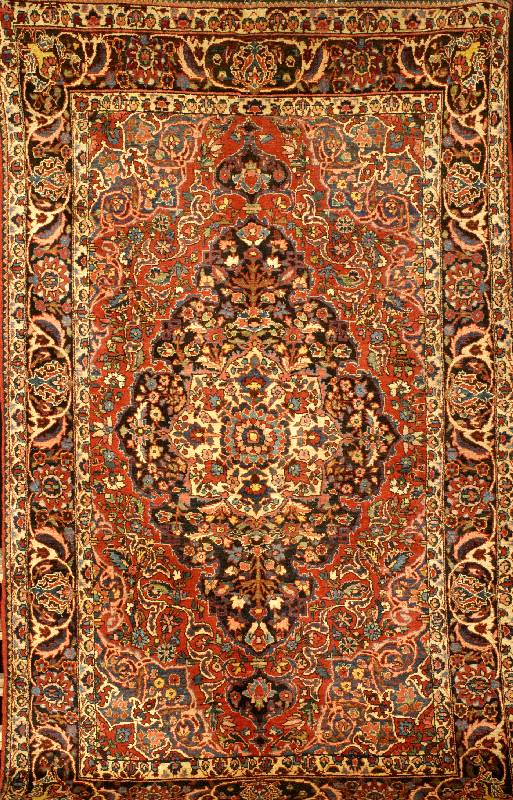 Bachtiar, Persien, um 1940, Wolle auf Baumwolle, ca. 237 x 140 cm, SchÄtzwert: 1250.- EURO, EHZ: 2-3. Dekorativ
