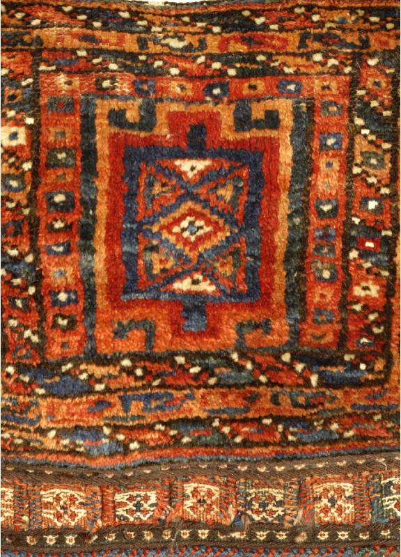 Waramin Taschenfront, Persien, um 1920, Wolle auf Wolle, ca. 40 x 35 cm, SchÄtzwert: 600.- EURO, EHZ: 2
