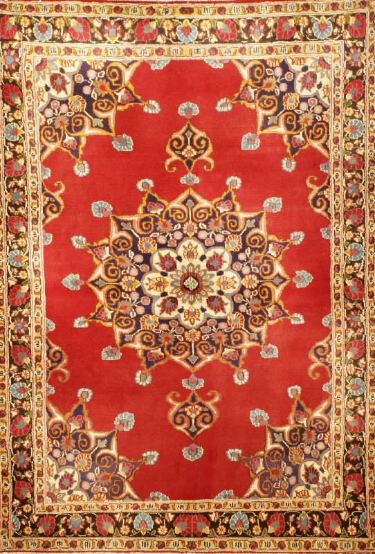 Birdjand, Persien, ca. 15 Jahre, Wolle auf Baumwolle, ca. 182 x 128 cm, Schätzwert: 580.- EURO, Ehz: 2 (guter Erhaltungszustand), strapa zierfähig.