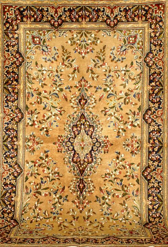 Lawar, Persien, ca. 50 Jahre, Wolle auf Baumwolle, ca. 246 x 150 cm, SchÄtzwert: 1100.- EURO, EHZ: 3. Sehr dekorativ.