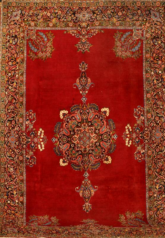 Keschan Kork Alt, Zentralpersien, um 1930, Korkwolle, ca. 334 x 215 cm, EHZ: 3. Ein sehr edles und ruhiges Keschan Muster, dass nicht o ft zu ...