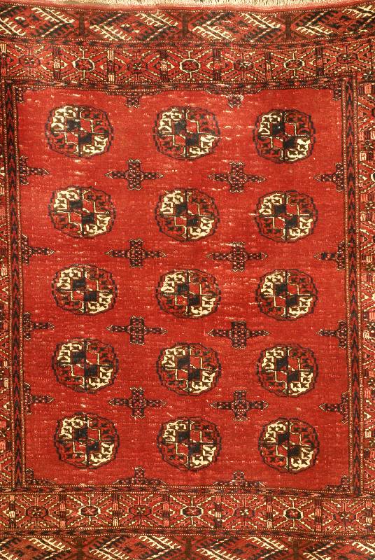 Buchara, Rußland, ca. 50 Jahre, Wolle auf Wolle, ca. 127 x 110 cm, SchÄtzwert: 650.- EURO, EHZ: 4