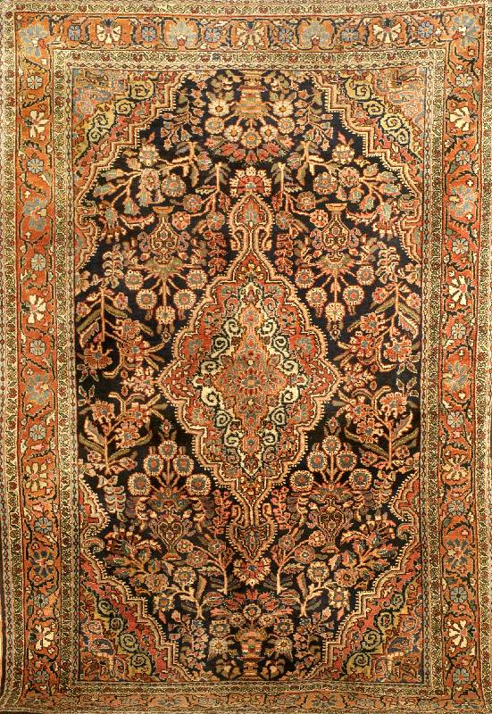 Djosan Alt, Persien, ca. 70 Jahre, Wolle au f Baumwolle, ca. 218 x 142 cm, SchÄtzwert: 2500.- EURO, EHZ: 2-3. Ausgezeichnete feste Kn ...